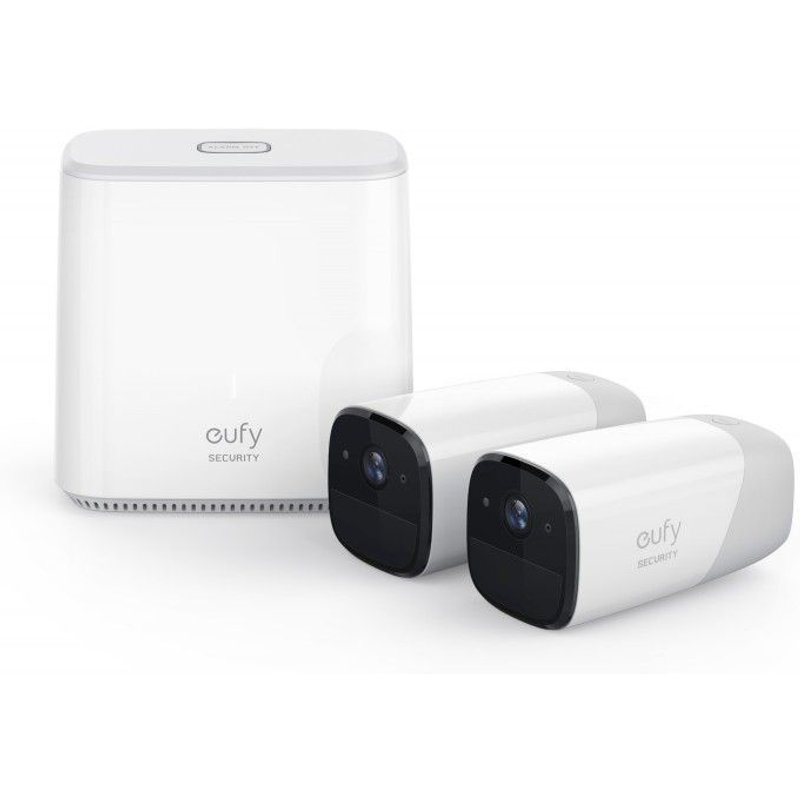 Anker - Caméra De Surveillance Sans Fil EufyCam - Pack 2 Caméras + Base