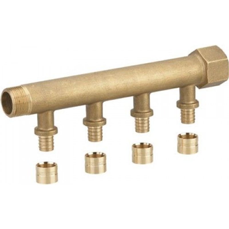 Collecteur mâle/femelle 20x27 5 départs PER à glissement Ø 16 RIQUIER