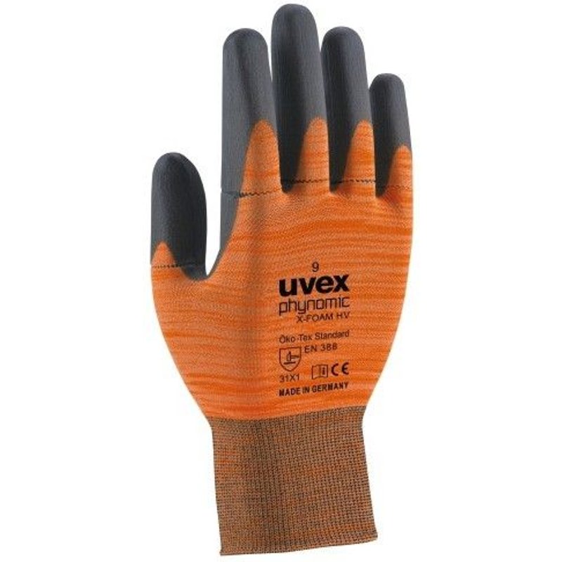 Gants de manutention - antihappement - Phynomic x-foam -T9 X10 UVEX