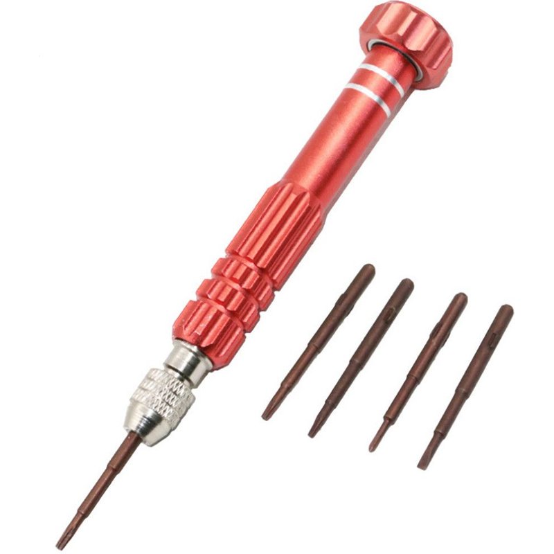 1pc 5 en 1 tournevis de précision Torx portable Réparation de montre Kit outil mixte