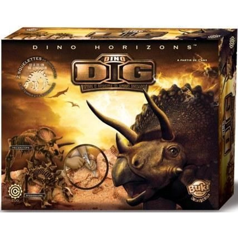 Dino Dig : Dinosaures À Déterrer : Stegosaure + Triceratops