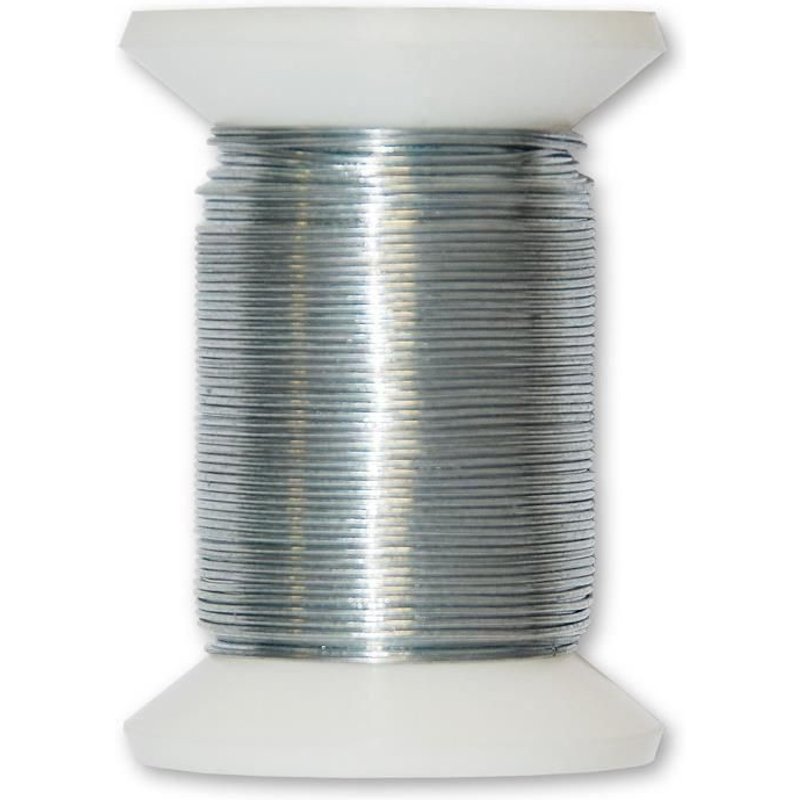 Fil metallique acier galvanise - L 20 m x O 0.5 mm