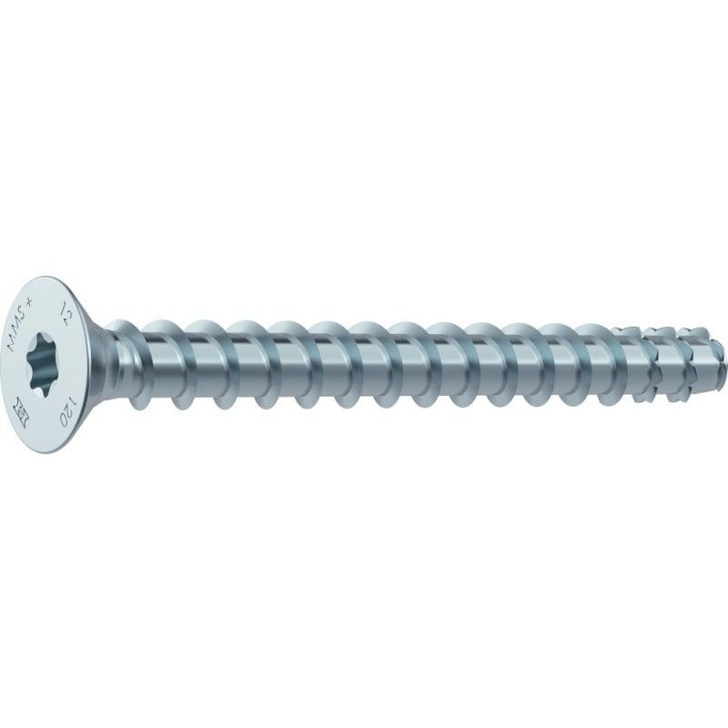 Vis fraisée HECO-MMSplus-F 7,5x 60/ 5/ 25 T-40 zn-bl (Par 50)