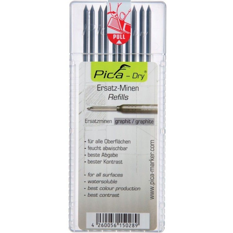 Lyra Pica Dry Marqueur Recharge de ligne largeur?: 2,8 mm d'encre couleur?: graphite