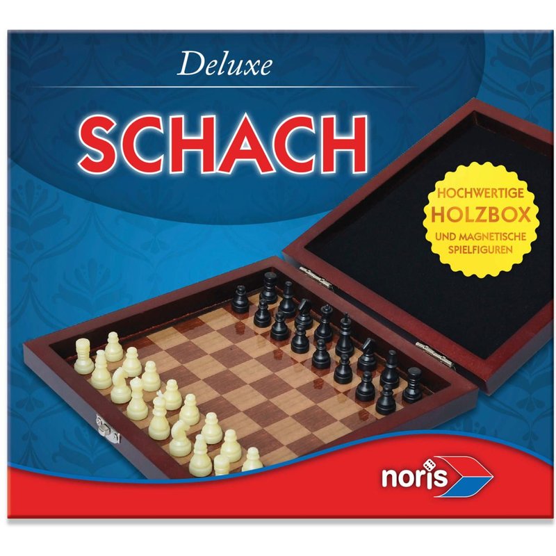 Noris-Spiele Gmbh & Co.Kg Deluxe Reisespiel Schach (Holzbox) Board Game