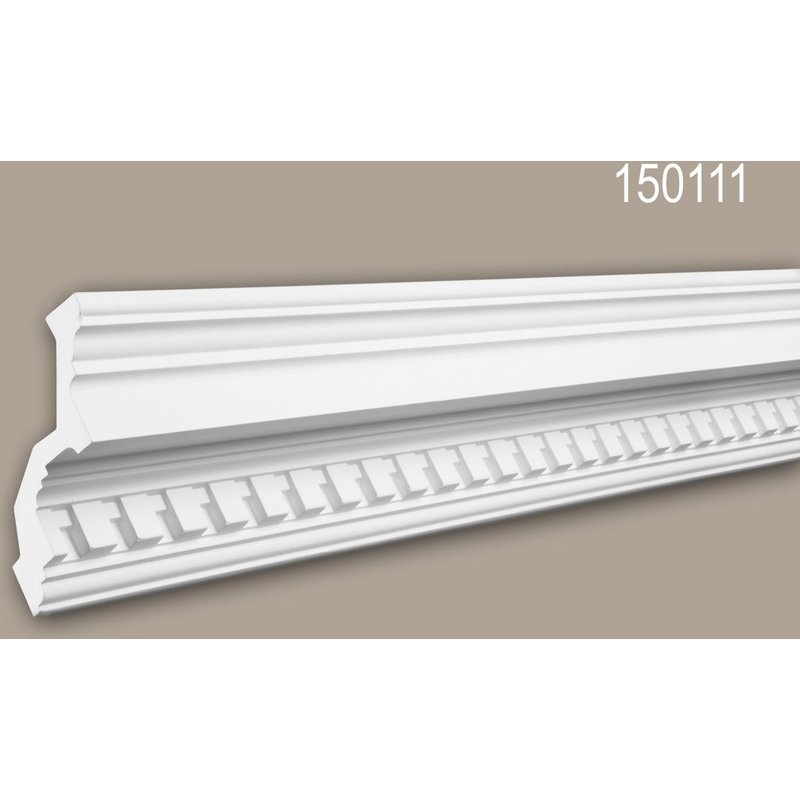 Corniche 150111 Profhome Moulure plafond polyuréthane décorative style Néo-Classicisme polyuréthane blanc 2 m