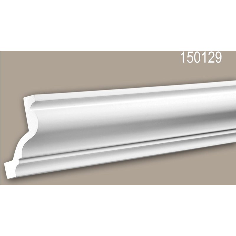 Corniche 150129 Profhome Moulure décorative style Néo-Classicisme blanc 2 m