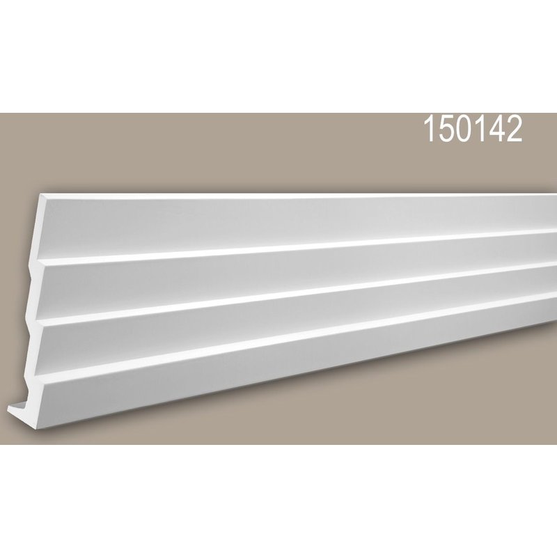 Corniche 150142 Profhome Moulure décorative design moderne blanc 2 m