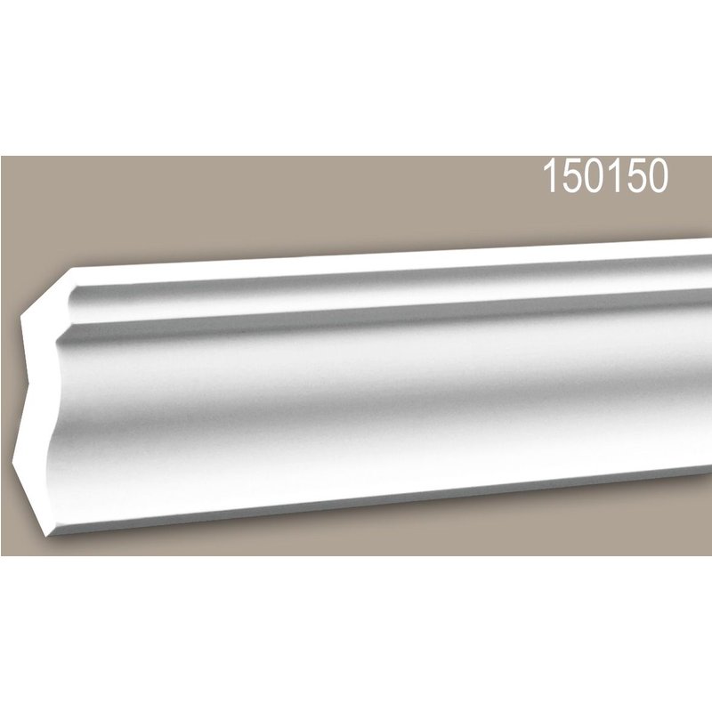 Corniche 150150 Profhome Moulure décorative style Néo-Classicisme blanc 2 m