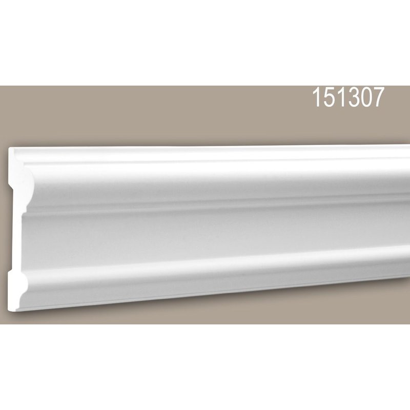 Cimaise 151307 Profhome Moulure décorative style Néo-Classicisme blanc 2 m