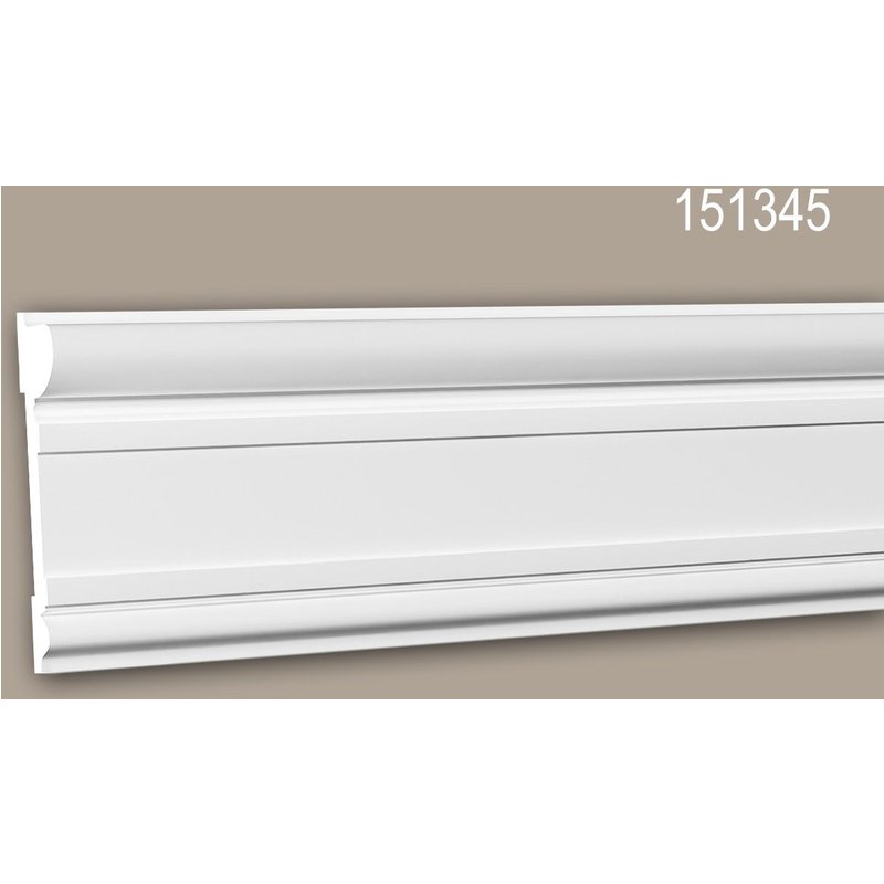 Cimaise 151345 Profhome Moulure décorative style Néo-Classicisme blanc 2 m