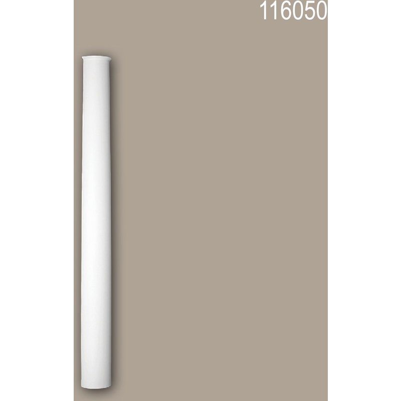 FĂ»t de demi-colonne 116050 Profhome Colonne Ălement dĂ©corative style NĂ©o-Classicisme blanc