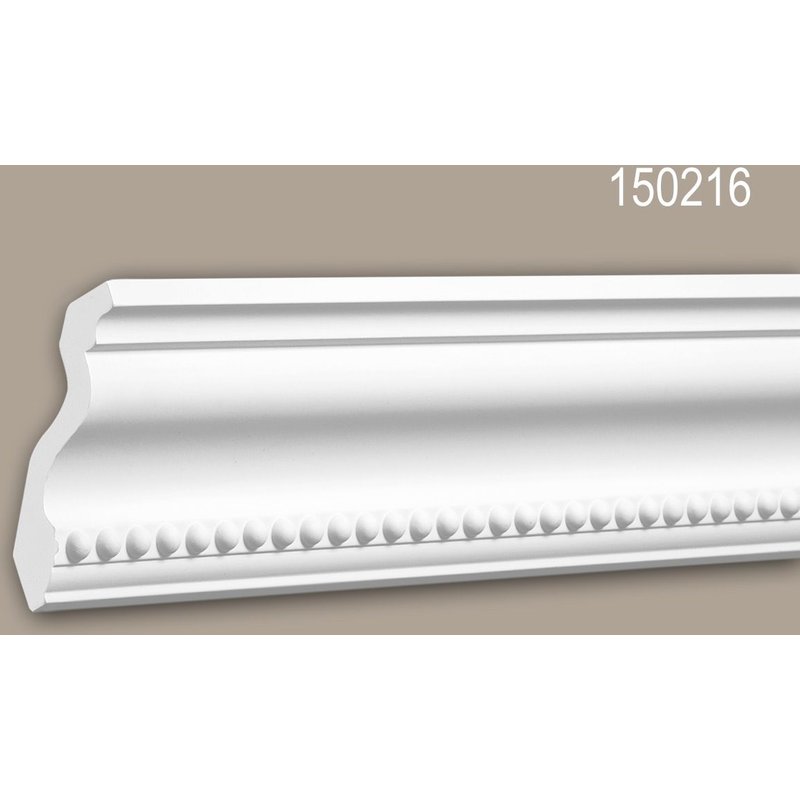 Corniche 150216 Profhome Moulure décorative Éclairage indirect style Néo-Classicisme blanc 2 m