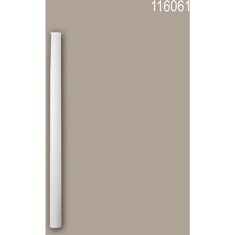 Fût de demi-colonne 116061 Profhome Colonne Élement décorative style Néo-Classicisme blanc