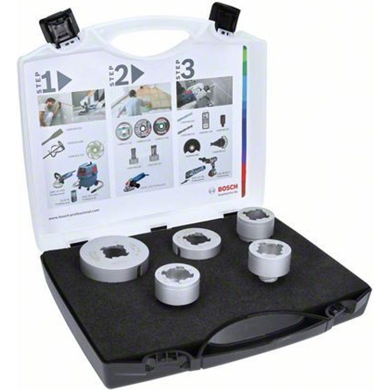 Bosch Kit Dry Speed X-LOCK, ⌀ 20, 25, 35, 51, 68 mm - 2608599037