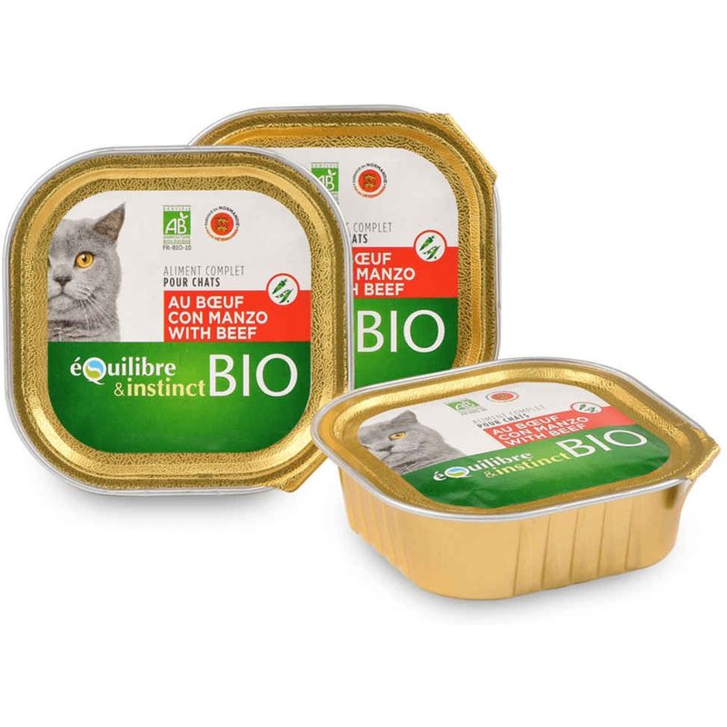 Patee Bio Chat Boeuf 100g