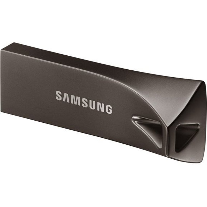 Samsung BAR Plus MUF-128BE4 - Clé USB - 128 Go - USB 3.1 Gen 1 - gris titan