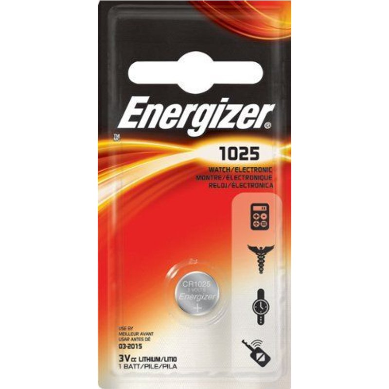 PILE CR1025 LITHIUM 3V 30mAh x1 ENERGIZER