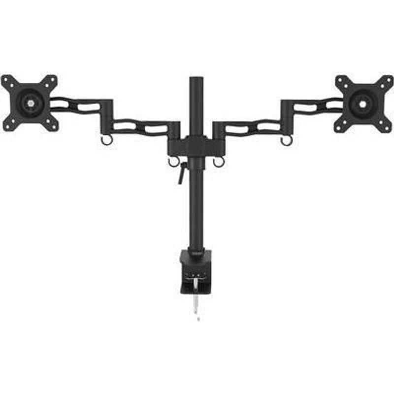 Support d'écran Duronic DM352 2 écrans noir