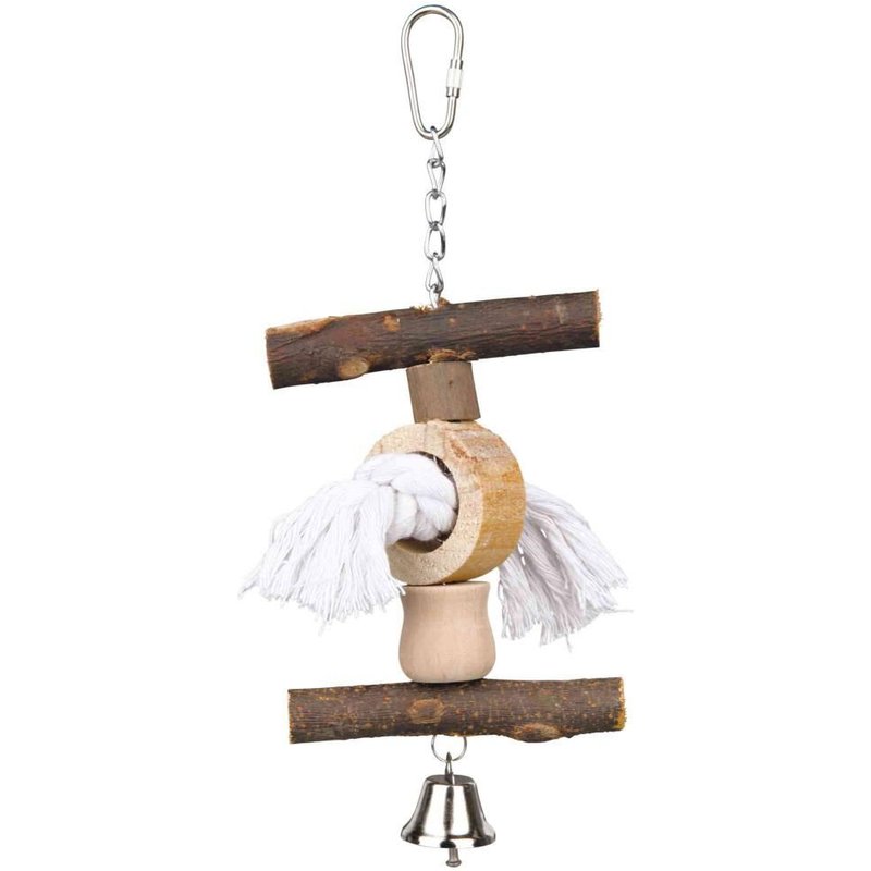 Natural Living Jouet Avec Clochette/Corde - 20 Cm