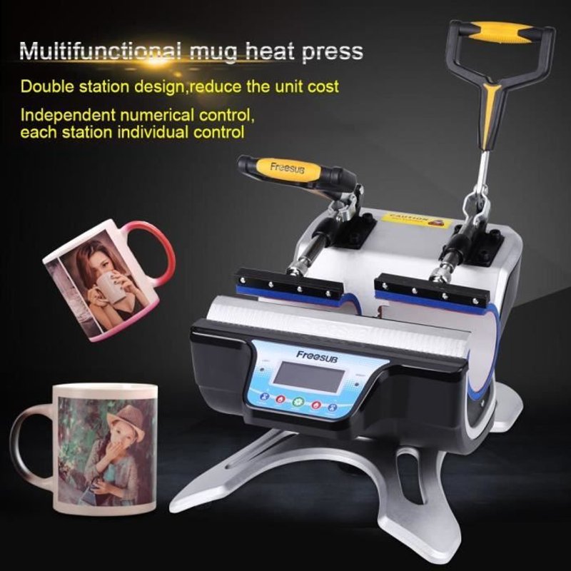 Machine de Presse Ă mug impression de transfert de sublimation double mug ST-210