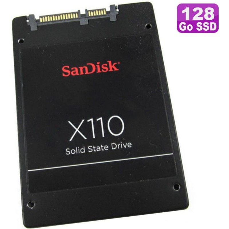 SSD 128Go 2.5" SanDisk X110 SD6SB1M-128G-1006 HP 724415-001 665961-001