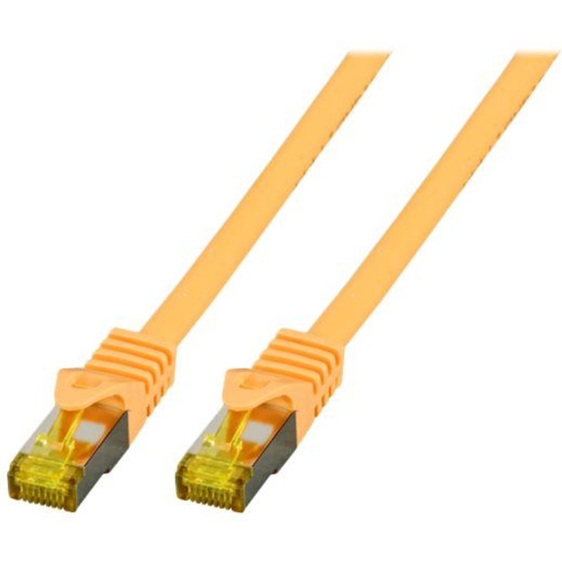 EFB-Elektronik - Cordon de raccordement - RJ-45 (M) pour RJ-45 (M) - 30 m - SFTP, PiMF - CAT 7 - démarré, sans halogène, moulé - jaune
