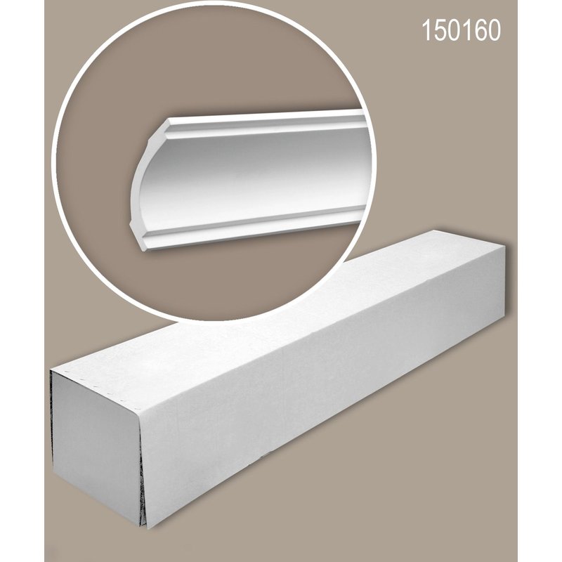 Profhome 150160 1 carton 20 pièces Corniche 40 m