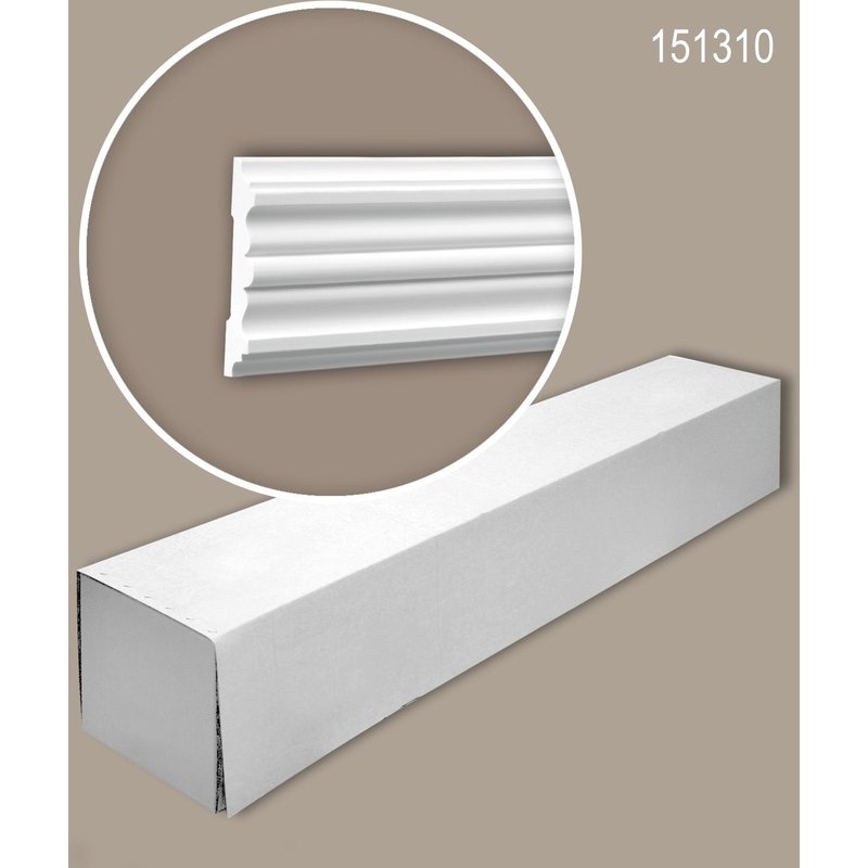 Profhome 151310 1 carton 16 pièces Cimaise 32 m