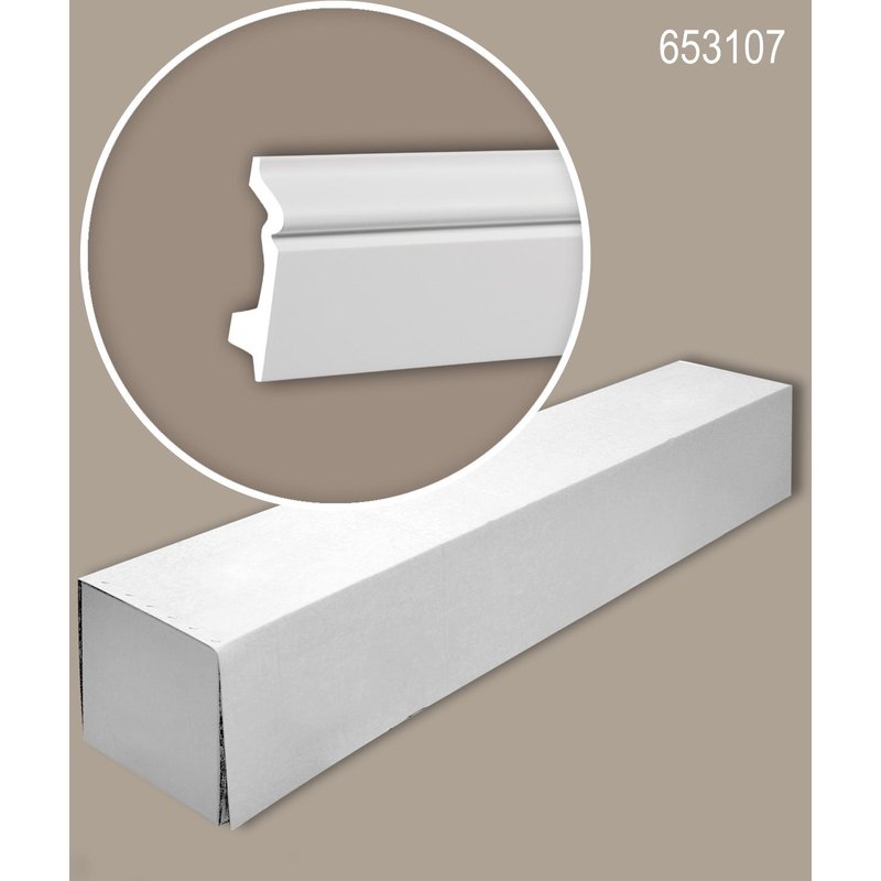 Profhome 653107 1 carton 12 pièces Plinthe 24 m