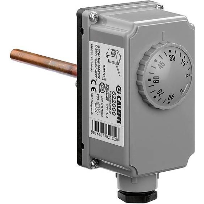 Thermostat à plongeur réglable Caleffi 622