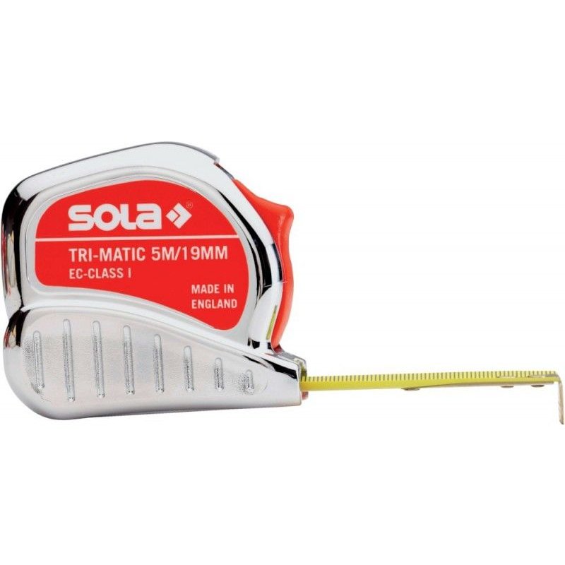 M?tre ruban Tri Matic 8m x 25mm Sola