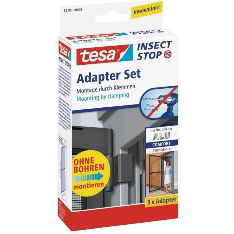 Adaptateur pour porte en aluminium