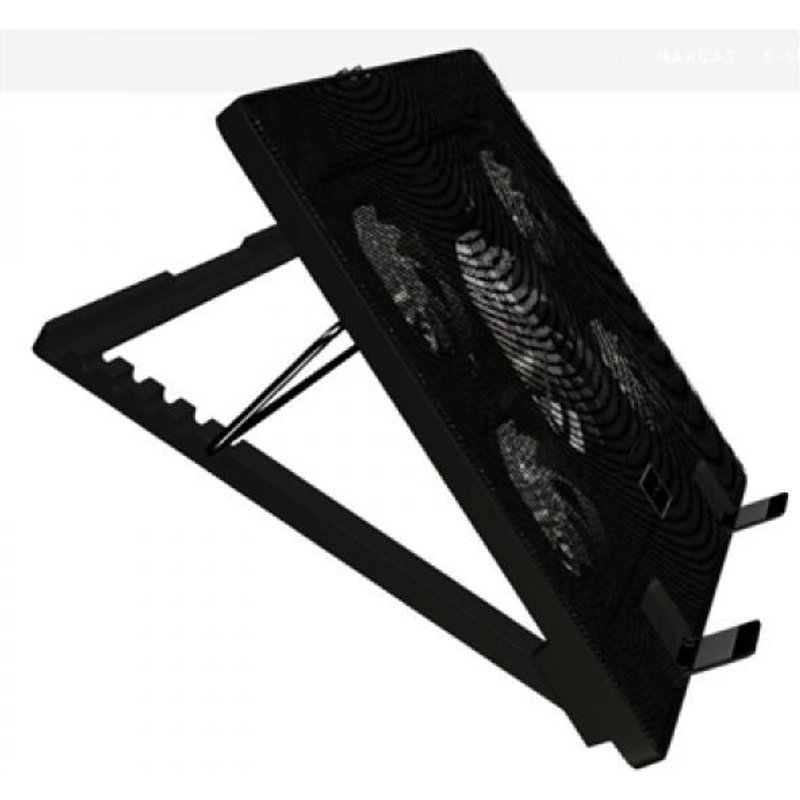 Mars Gaming MNBC2 système de refroidissement pour ordinateurs portables 43,9 cm (17.3") 2000 tr/min Noir