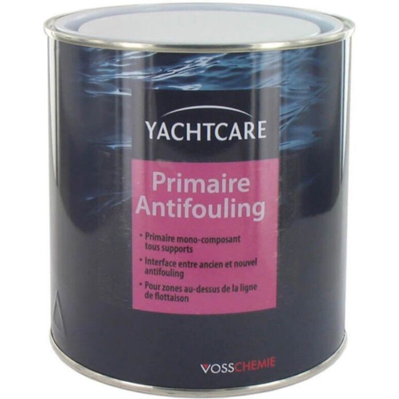 Primaire antifouling gris aluminium YACHTCARE - 2,5l