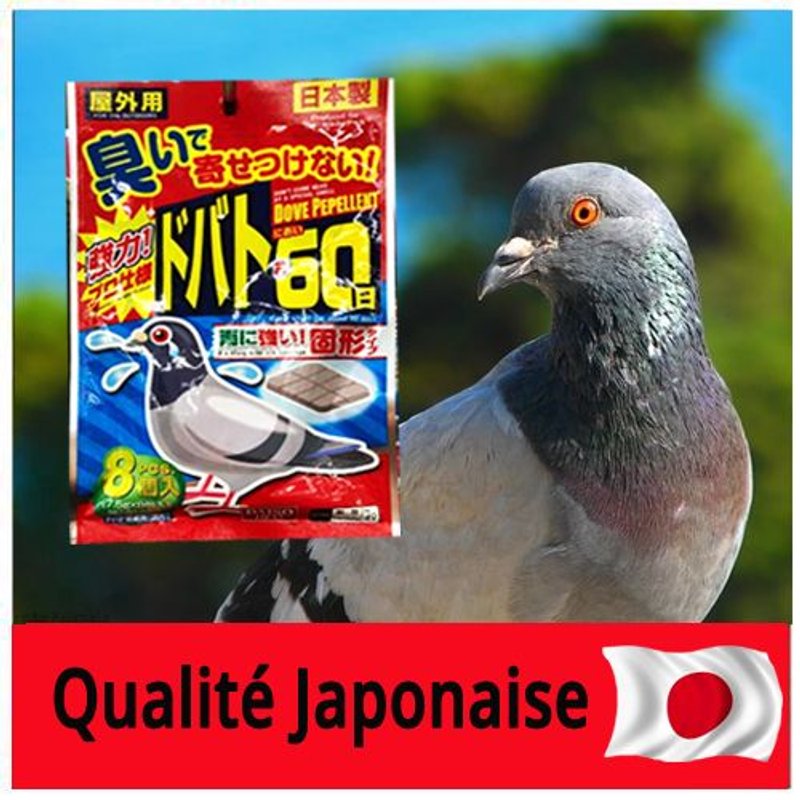 Répulsif a Pigeons et Colombes Efficace Stop aux Fientes Qualité du Japon Toits et Balcons Anti-Nuisible