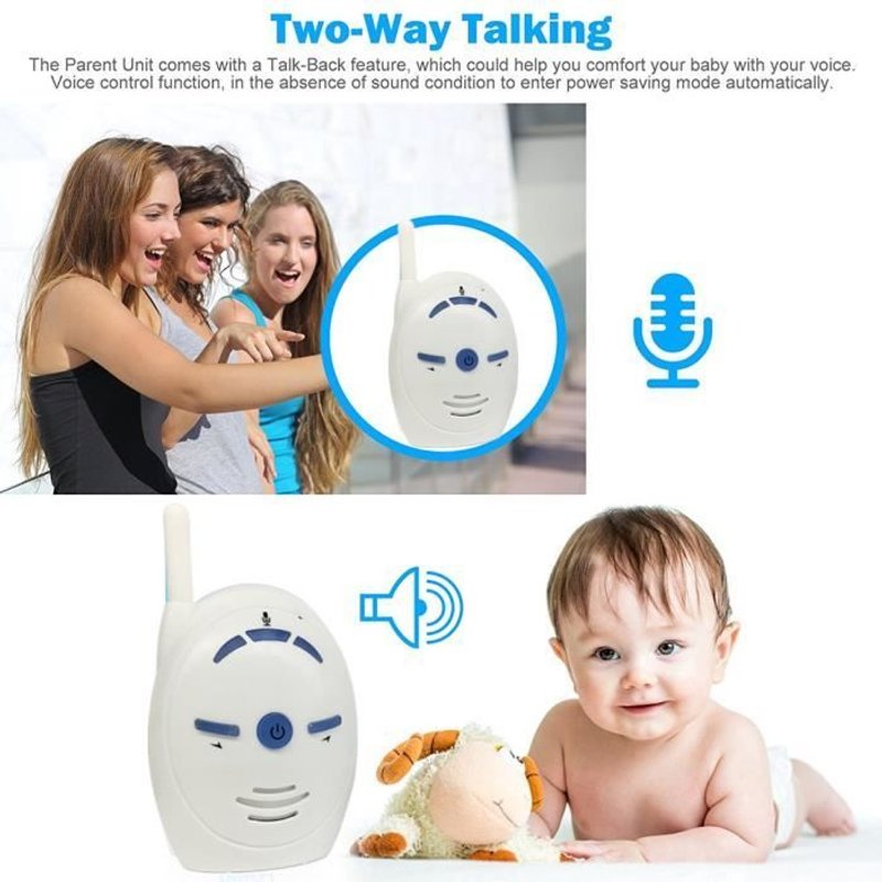 2.4GHz Sans Fil V20 Infantile Bébé Moniteur Audio Talkie Walkie Kits