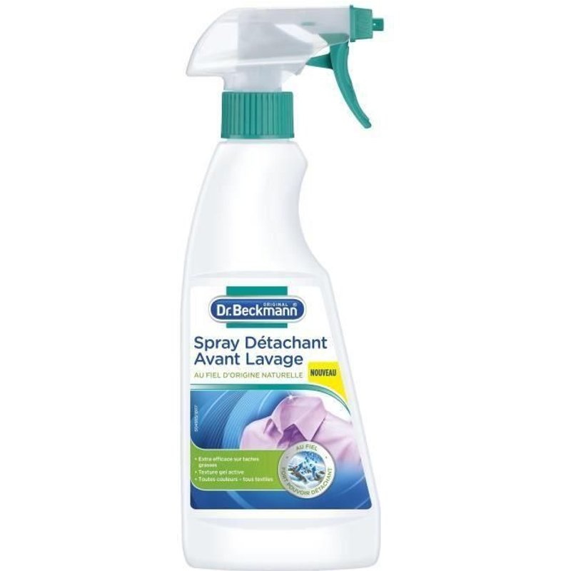 Dr.Beckmann Spray Detachant Avant-Lavage au Fiel - INNOVATION 2019