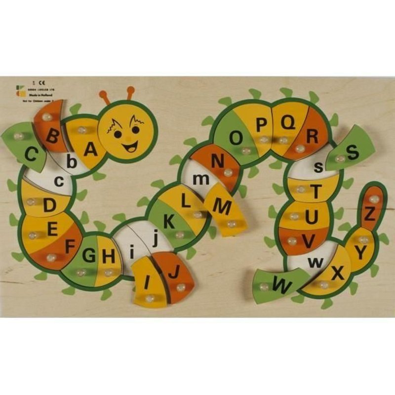 Bsm Jouet D'encastrement Abc La Chenille