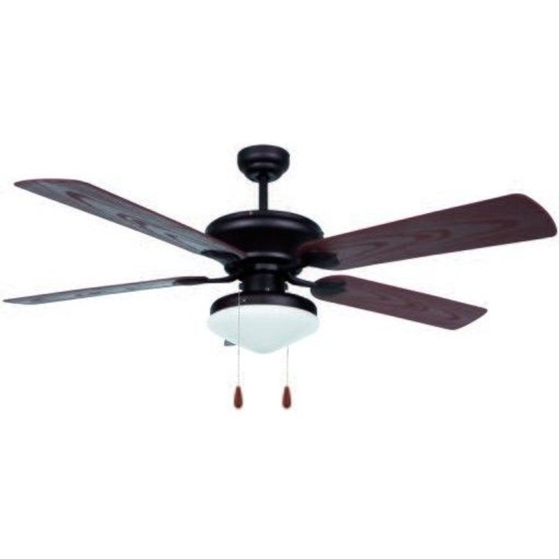 Ventilateur de Plafond avec Lumière Obergozo CP 73132 60W Noir