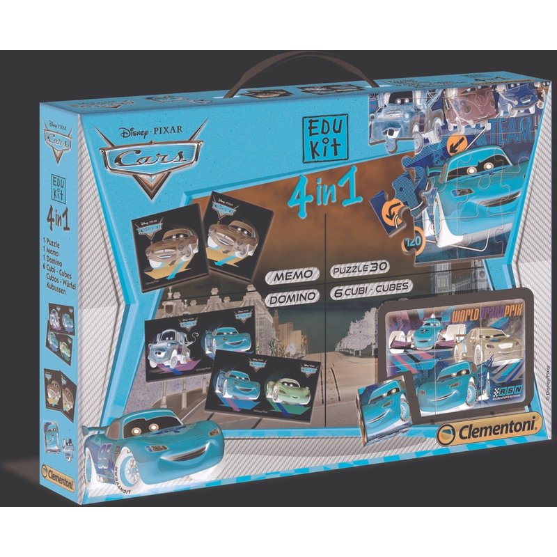 Clementoni Cars 2 - Edukit 4 En 1