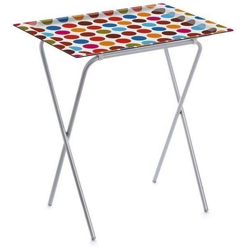 Don Hierro - Table Pliante Avec Plateau Amovible, Petite Table D'appoint Pliante Pour Cuisine, Camping, Terrasse, Jardin, Ada-06