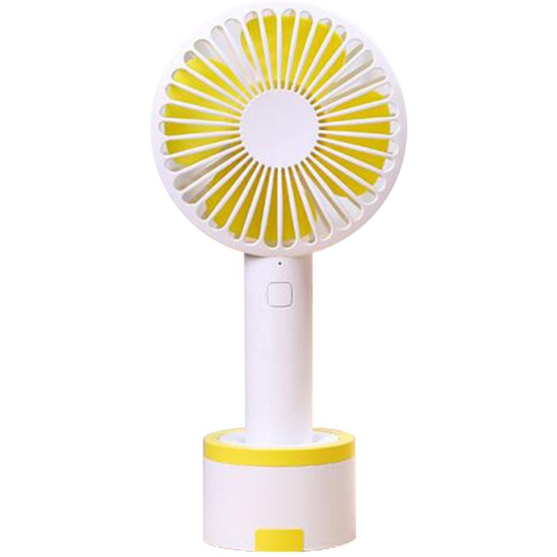 Mini ventilateur USB portable rechargeable-Blanc