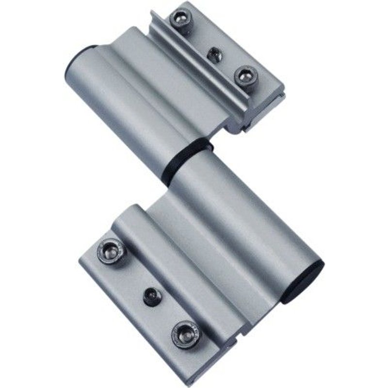 Paumelle à clamer - porte alu - 5682B - 27,5x19 - anthracite - par 20 - Monza FAPIM