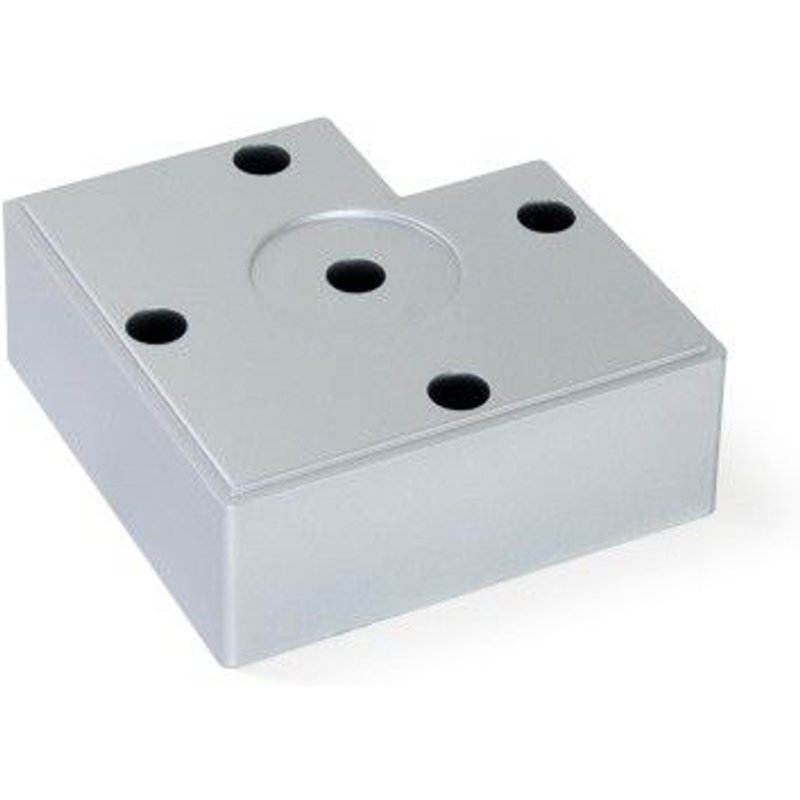 Pied pour meubles Alumix7-hauteur 15 mm-en plastique-4 pièces EMUCA