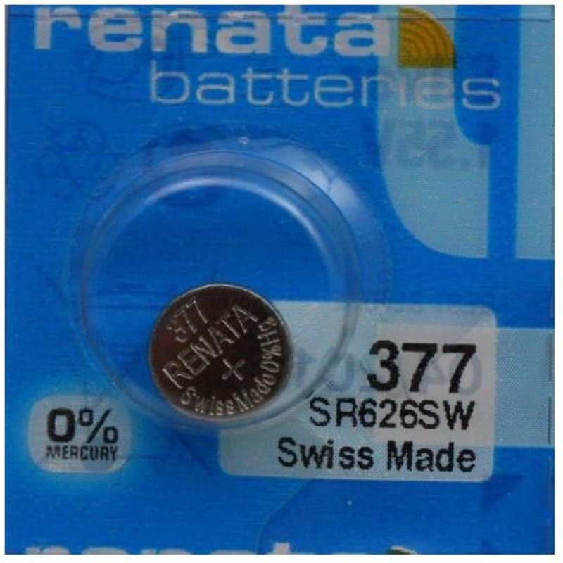 Pile 377 SR626SW oxyde argent 1.55V 28mAh x1