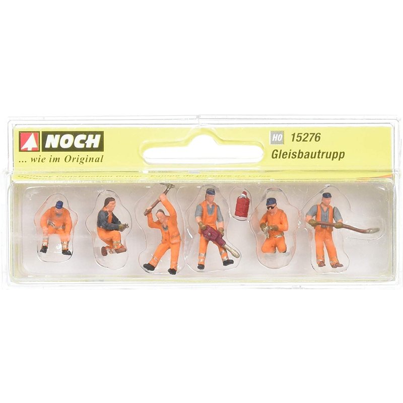 Set De 6 Figurines Construction De Voies-Noch