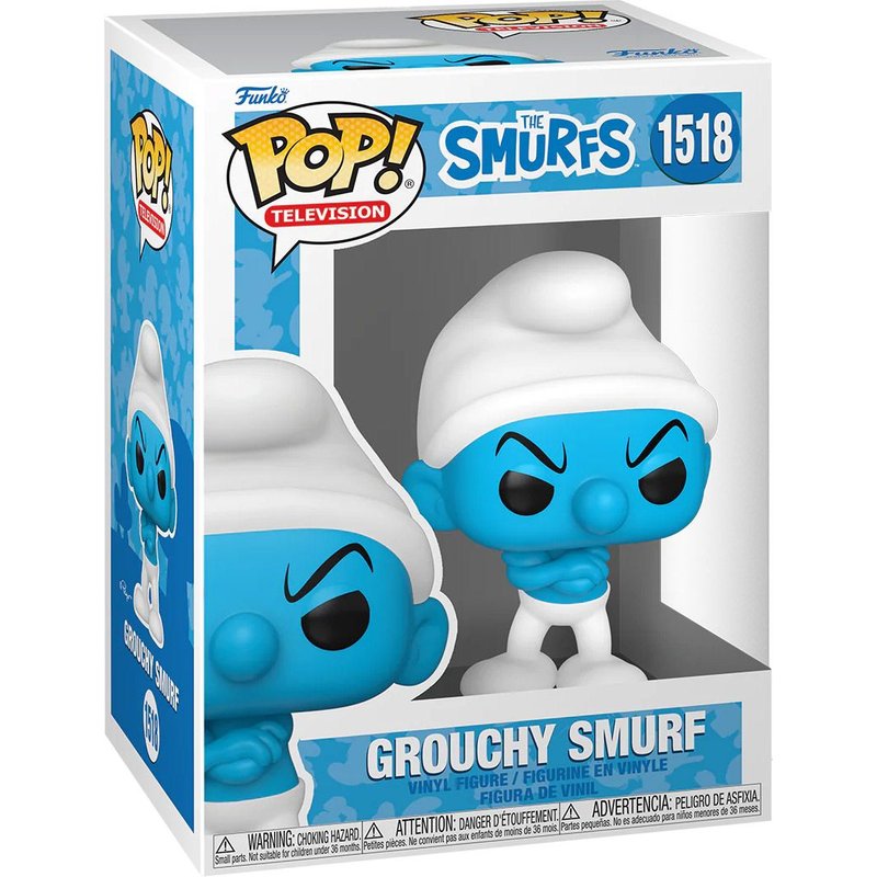 Figurine Funko Pop - Les Schtroumpfs N°1518 - Schtroumpf Grognon (79257)