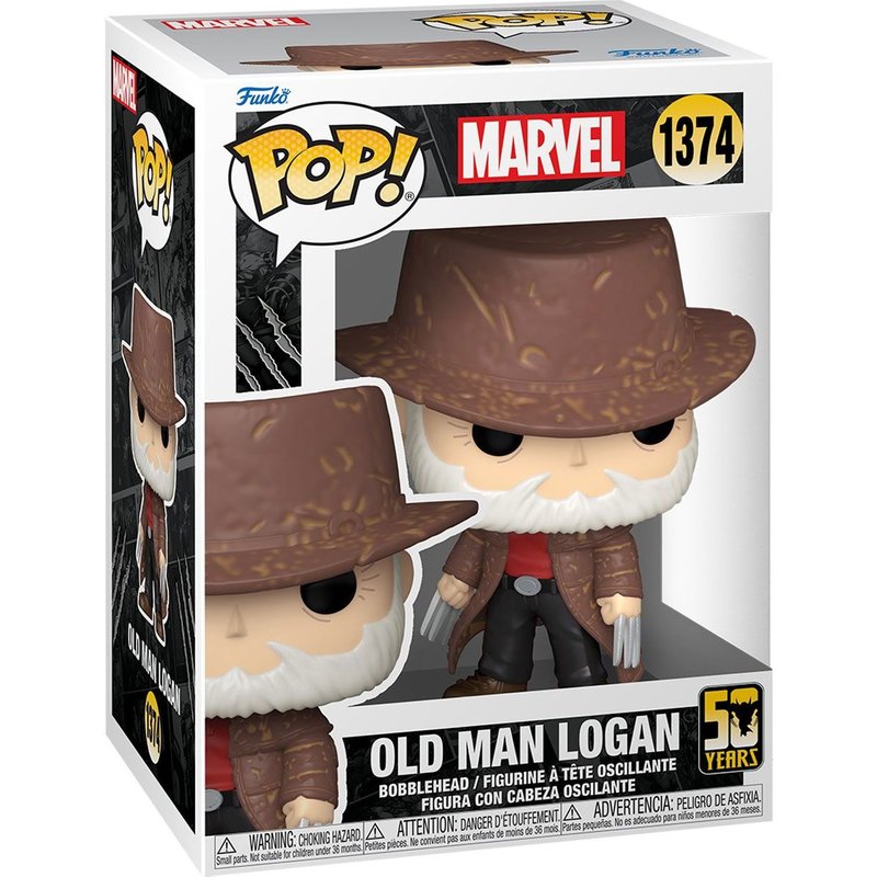 Figurine Funko Pop - Marvel Comics N°1374 - Logan Vieux (77435)