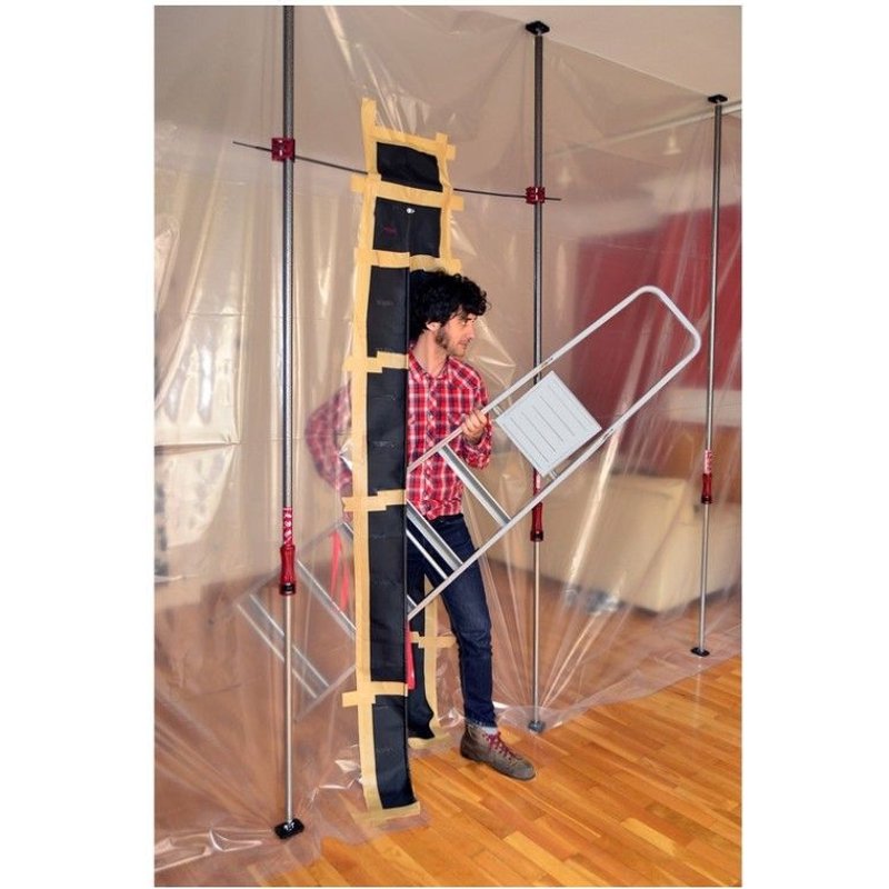 Kit porte magnétique anti-poussière pour chantier Spécial rénovation - 34110 - Piher